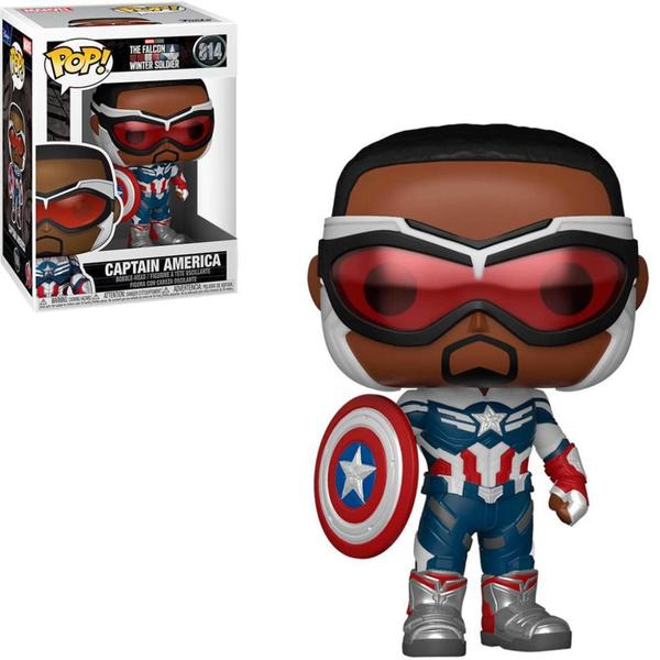 Imagem de Boneco Funko Pop Marvel The Falcon Winter Soldier Captain