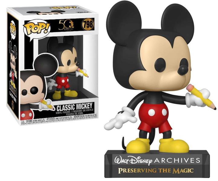 Imagem de Boneco Funko Pop Mickey Classic 798 Disney Archives 50th