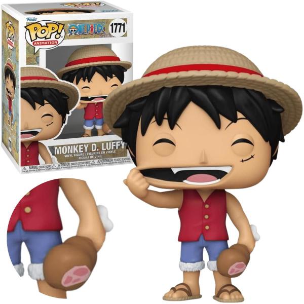 Imagem de Boneco Funko Pop! One Piece Luffy com Carne Clássico 1771