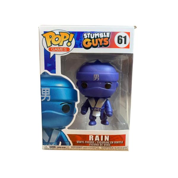 Imagem de Boneco Funko Pop Rain Stumble Guys Personagem Azul