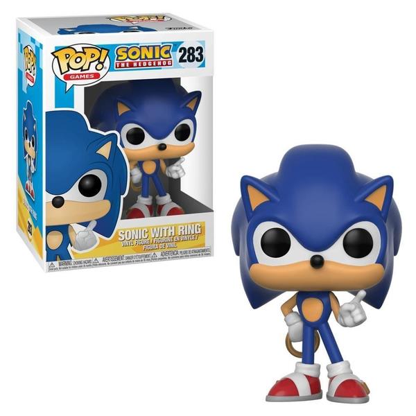 Imagem de Boneco Funko Pop Sonic The Hedgehog - Sonic Com Anél