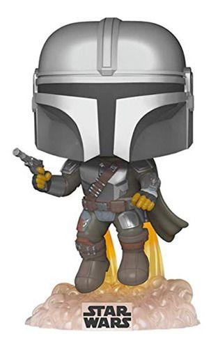 Imagem de Boneco Funko Pop The Mandalorian Flying With Blaster 408