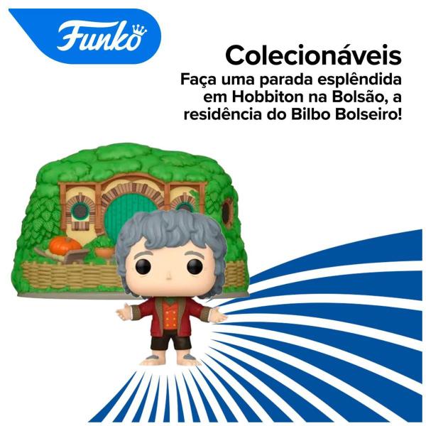 Imagem de Boneco Funko Pop! Town Senhor Dos Anéis Bilbo Com Bolsão 39