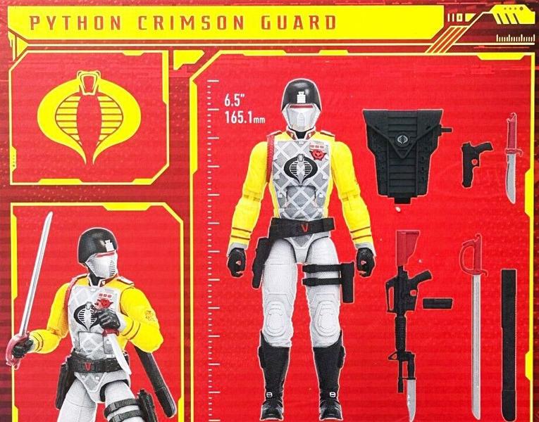 Imagem de Boneco G.I. JOE Classified Python Crimson Guard F7732 Hasbro