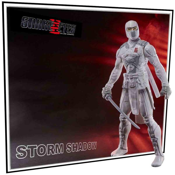 Imagem de Boneco G.I. Joe Snake Eyes Storm Shadow + Acessório - Hasbro E8345