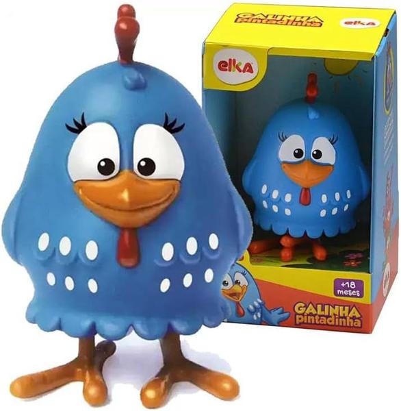 Boneco galinha pintadinha mini figura - elka Imagem de Boneco galinha pintadinha mini figura - elka