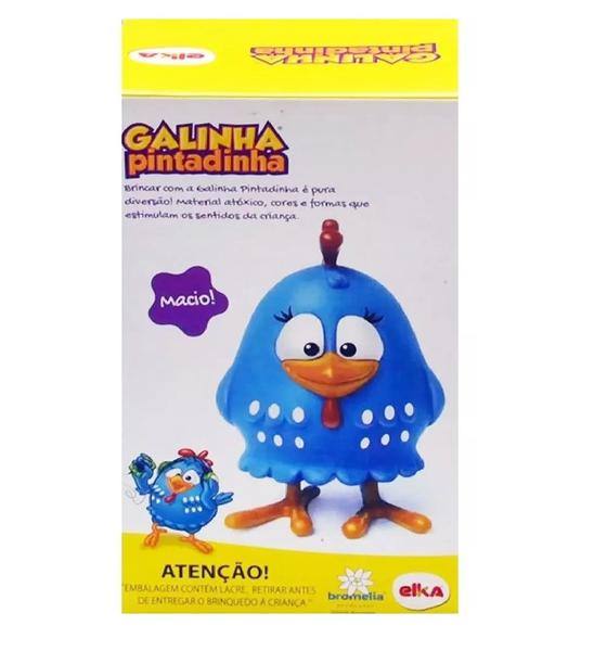 Imagem de Boneco Galinha Pintadinha Vinil 15cm - Elka 1127