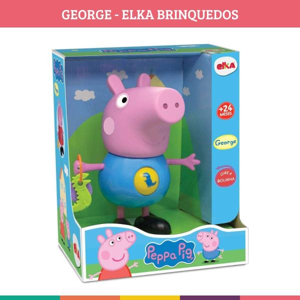 Imagem de Boneco George Com Atividades Peppa Pig - Elka Brinquedos