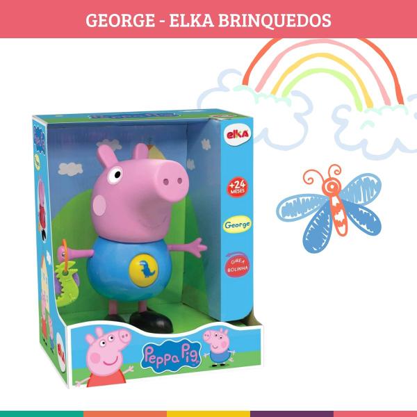 Imagem de Boneco George Com Atividades Peppa Pig - Elka Brinquedos