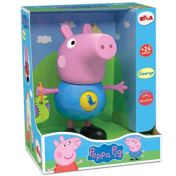 Imagem de Boneco George com Atividades Peppa Pig - Elka