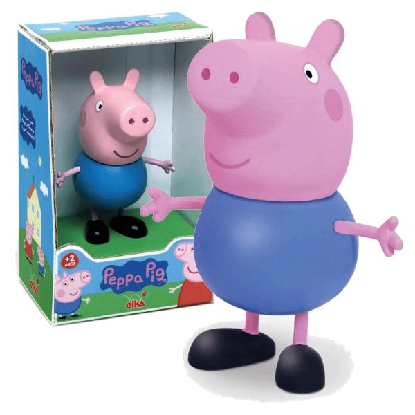 Imagem de Boneco George Em Vinil 15 Cm Peppa Pig Elka 998