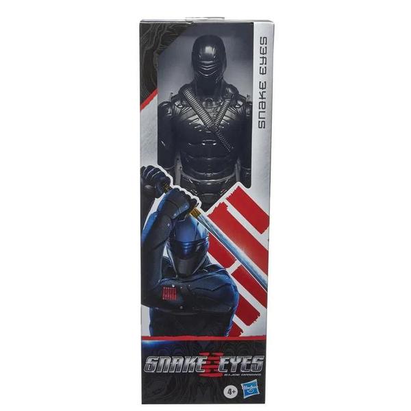 Imagem de Boneco Gi Joe Snake Eyes Titam Hasbro 29Cm Preto - 423879