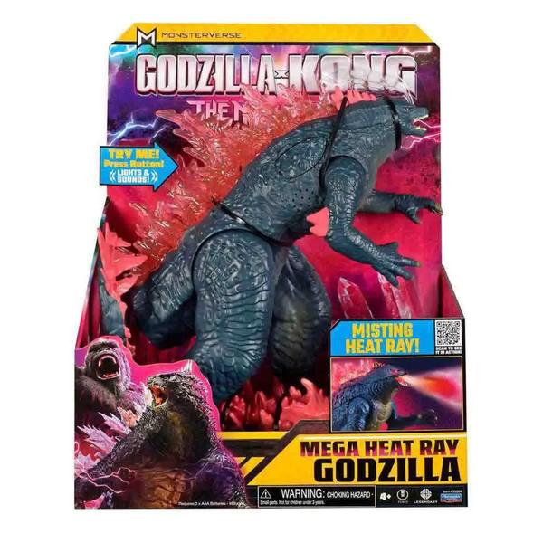 Imagem de Boneco Godzilla Evoluído 33 Cm Fumaça Luz e Som Sunny - 3546