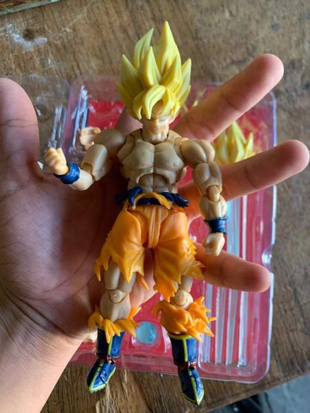 Imagem de Boneco Goku Dragon Ball  Articulado Brinquedo Anime Figure