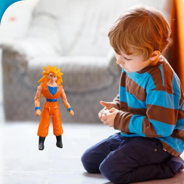 Imagem de Boneco Goku Super Saiyajin Dragon Ball Z Anime Com Garantia Oficial Novo