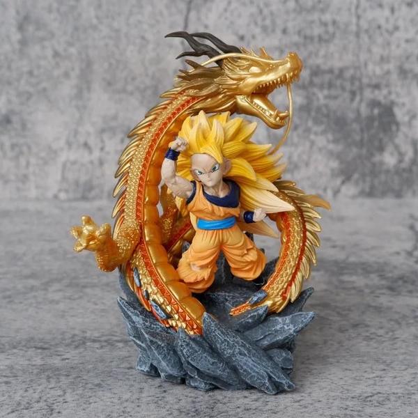 Imagem de Boneco Goku Super Saiyan Estátua Dragon Ball Action Figure