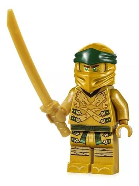 Imagem de Boneco Golden Ninja Lloyd  NinjaGo em bloco 