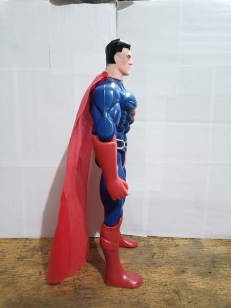 Imagem de Boneco Grande Articulado Super Homem +/- 29 Cm Cabeça,