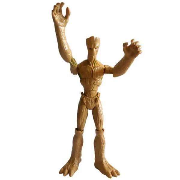 Imagem de Boneco Groot Articulado 22Cm Marvel Os Vingadores Brinquedo