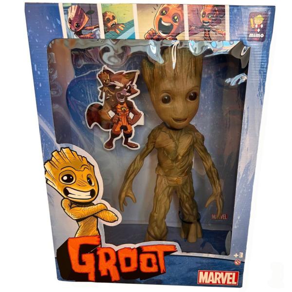 Imagem de Boneco Groot Bebê Articulado 50CM Universo Super-Herói Marvel Guardiões Da Galáxia Vol.2 Brinquedo