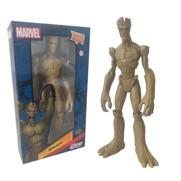 Imagem de Boneco Groot Marvel Brinquedo Vingadores Articulado Grande