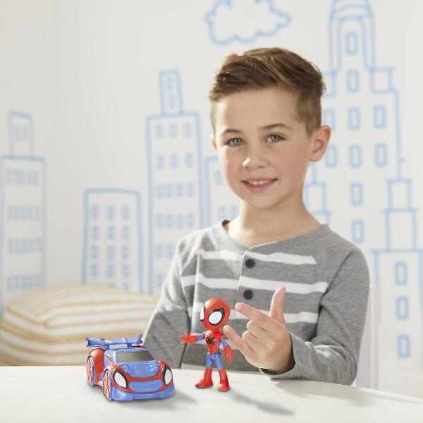 Imagem de Boneco Hasbro Homem Aranha Spidey + Veículo F1459