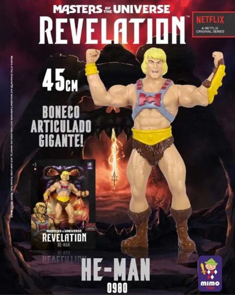 Imagem de Boneco He-man Articulado 45 Cm Revelation Gigante - Mimo