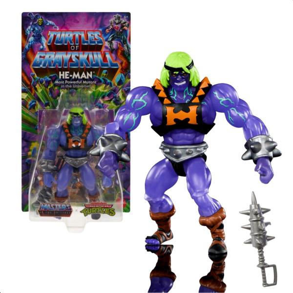 Imagem de Boneco He-Man Turtles Of Grayskull Origins HPR00-HPR03 Mattel