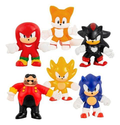 Imagem de Boneco Heroes Of Goo Jit Zu Mini Pack 6 Sonic The Hedgehog