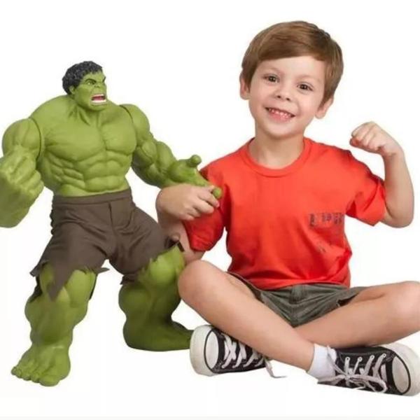 Imagem de Boneco Heróis Marvel Figura De Ação Gigante Articulado Hulk