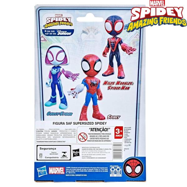 Imagem de Boneco Homem Aranha 23cm Spidey Amazing Friends Hasbro F3986