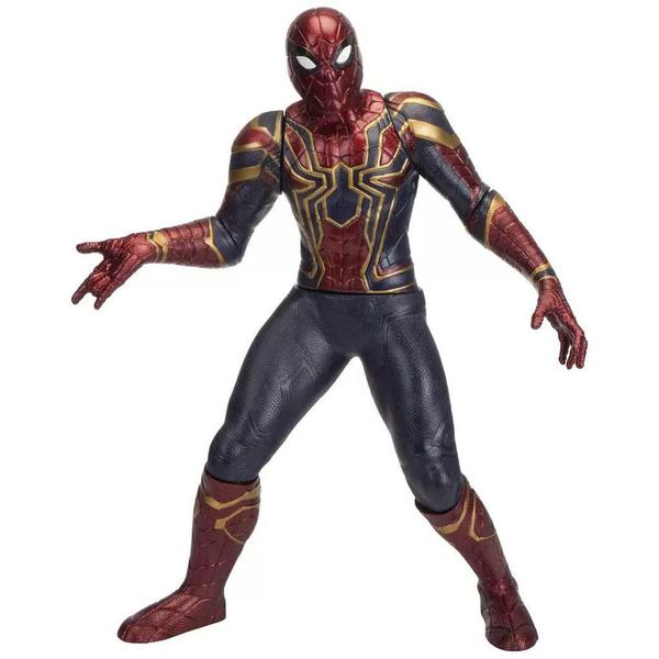 Imagem de Boneco Homem Aranha Iron Spider Guerra Infinita Articulado 50Cm Original 562 Marvel Vingadores