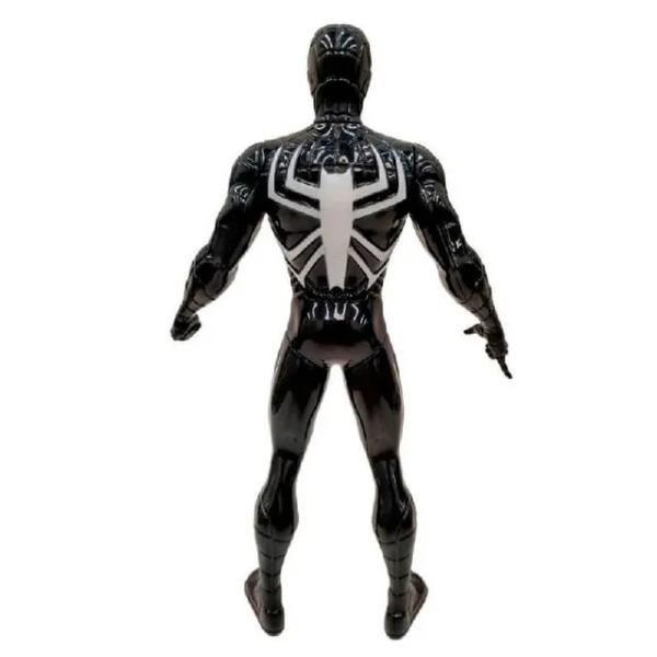 Imagem de Boneco Homem Aranha Preto 22cm Marvel Vingadores Brinquedo