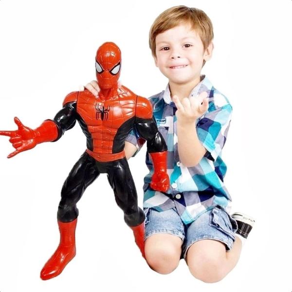 Imagem de Boneco Homem Aranha Ultimate Revolution 50Cm Articulado Nos Braços Pernas E Cintura +De 3 Anos Mimo