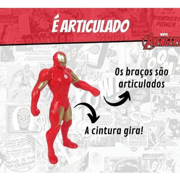 Imagem de Boneco Homem De Ferro 22Cm Marvel Vingadores Brinquedo