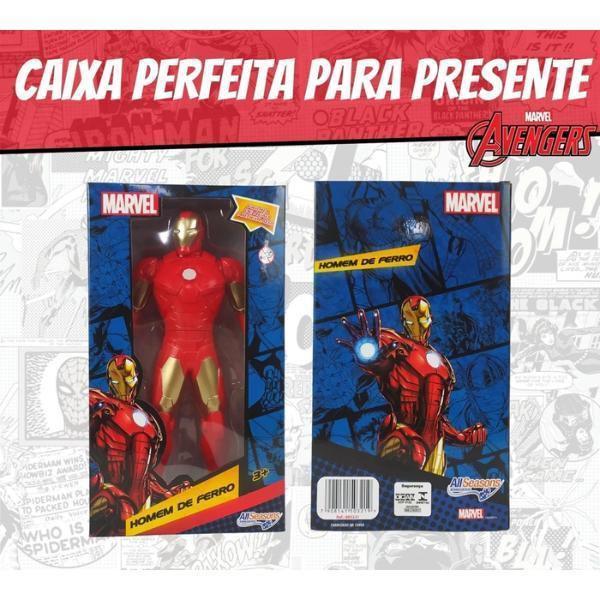 Imagem de Boneco Homem De Ferro 22Cm Marvel Vingadores Brinquedo