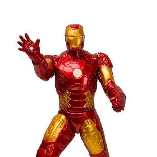 Imagem de Boneco homem de ferro gigante 45cm articulado vinil - mimo