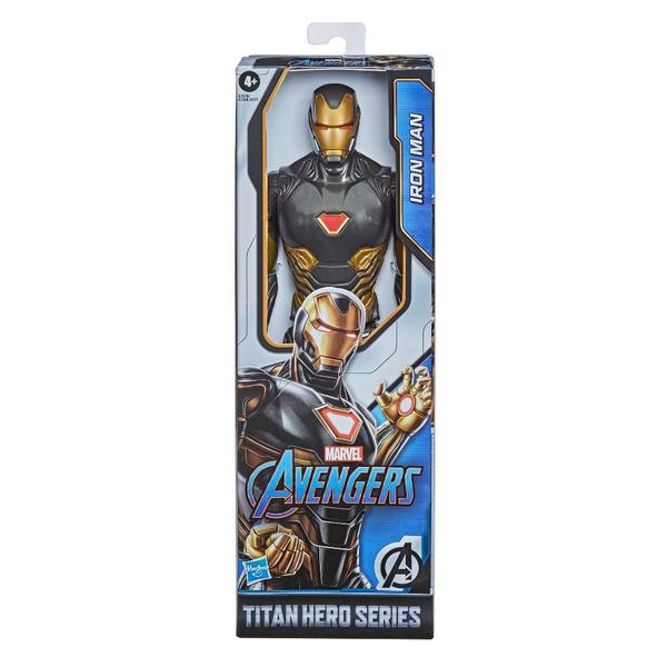 Imagem de Boneco Homem de Ferro Traje Dourado Avenger Marvel Titan Hero E7878 Hasbro