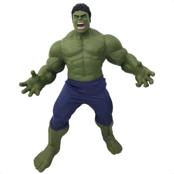 Imagem de Boneco Hulk End Game Articulado Gigante 55CM Cores E Detalhes Únicos +De 3 Anos Vingadores Mimo Toys - 0585