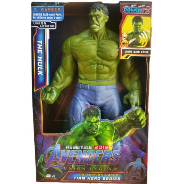 Imagem de Boneco Hulk Grande 30Cm - Com Luz E Som