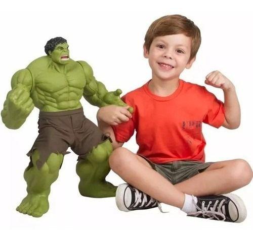 Imagem de Boneco Hulk Verde Premium Gigante 55 Cm Articulado