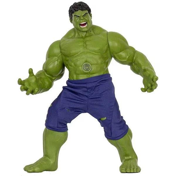 Imagem de Boneco Incrível Hulk 50 Cm Marvel 10 Sons E Fala Articulado Marvel