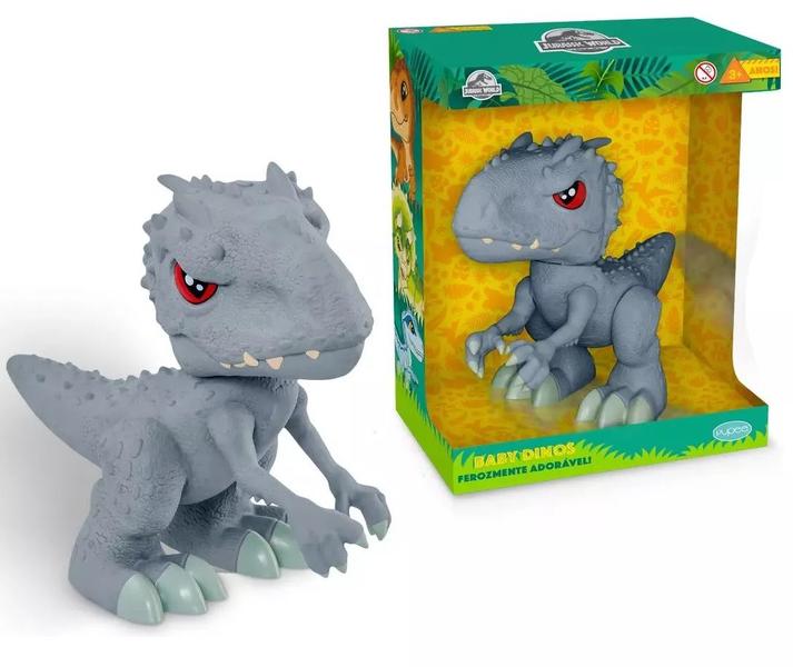 Imagem de Boneco Indominus Rex Jurassic World Dinos Baby 24 Cm