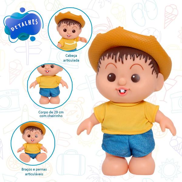 Imagem de Boneco Infantil Chico Bento Iti Malia Desenho Personagem