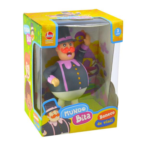 Imagem de Boneco Infantil Original Mundo Bita Feito Em Vinil Articulado 14cm Desenho Crianças Líder Brinquedos