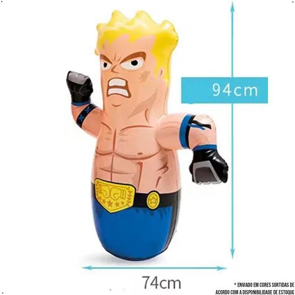 Imagem de Boneco Inflável João Bobo Teimoso Combate Boxeador Intex