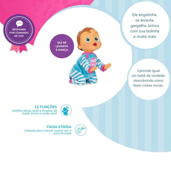 Imagem de Boneco Interativo Baby Wow Charlie - 12 Funções - Multikids