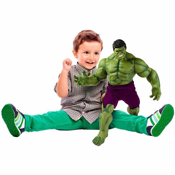 Imagem de Boneco Interativo Gigante - Marvel - Hulk - Sons e Frase - Mimo Toys