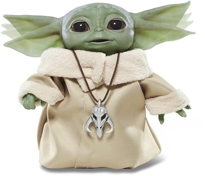 Imagem de Boneco Interativo Star Wars Mandalorian Baby Yoda Hasbro - 18 cm