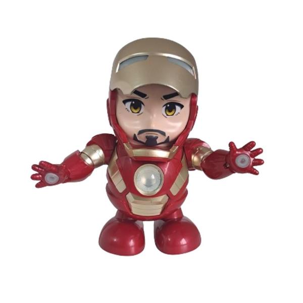 Imagem de Boneco Iron Man Dance Hero Incrível com Luzes que Brilham